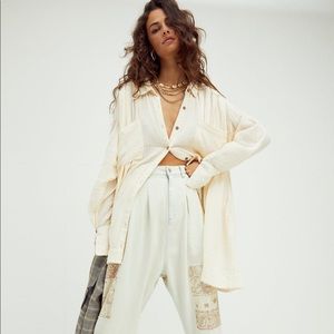 Free People Voyager Shirtdress Size S